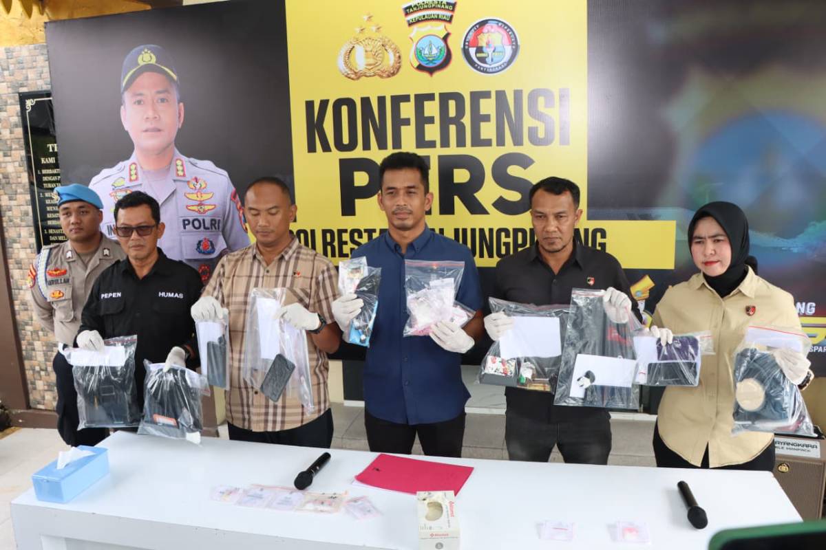 Polresta Tanjungpinang Amankan 9 Pengedar Narkoba Periode Maret 2026.