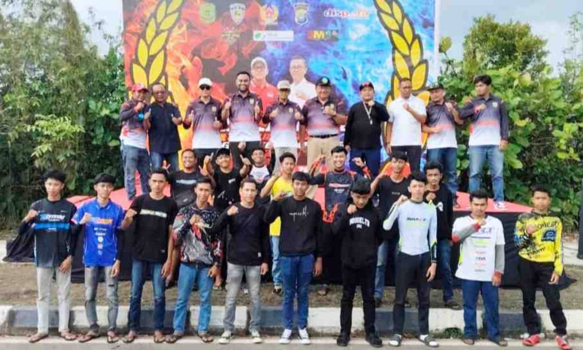 Ratusan Peserta Ikuti Kejuaraan Drag Bike Piala Wali Kota Tanjungpinang 2026 di Dompak.