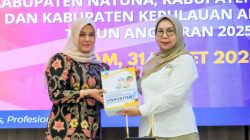 Wakil Bupati Bintan, Deby Maryanti Serahkan LKPD Bintan Unaudited Tahun 2025 ke BPK.