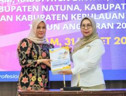 Wabup Deby Serahkan LKPD Bintan Unaudited Tahun 2025 ke BPK