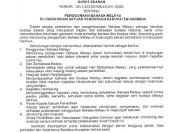 Pemkab Karimun Wajibkan Jumat Berbahasa Melayu di Sekolah, Jaga Identitas di Era Modern