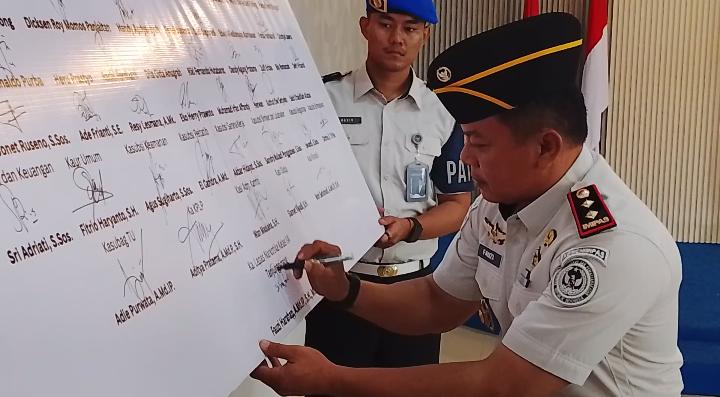 Sambut Hari Pemasyarakatan, Lapas Kelas IIA Tanjungpinang Ikrar Berantas Halinar.