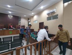 Empat Terdakwa Korupsi Pembangunan Jembatan Marok Lingga Dituntut 3 Hingga 3,6 Tahun Penjara
