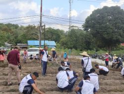 Empat UPT Pemasyarakatan di Kepri Berikan Bantuan Pupuk untuk warga Bintan