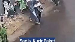 Sadis, Kurir Paket Dibegal di Bandung, Terekam Jelas di CCTV