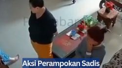 Aksi Perampokan Sadis Yang Menewaskan Lansia di Pekanbaru Baru Terekam CCTV