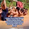 Video Haru! Aksi Warga Moro Behe Bahu-Membahu Selamatkan Keluarga Sakit Saat Banjir