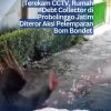 Terekam CCTV, Rumah Debt Collector di Probolinggo Jatim Diteror Aksi Pelemparan Bom Bondet
