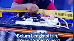 Belum Lengkapi Izin, Kijang Game Zone Disegel Satpol PP Bintan