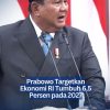 Prabowo Targetkan Ekonomi RI Tumbuh 6,5 Persen pada 2027
