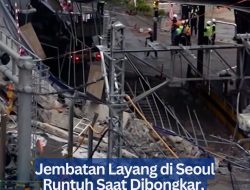 Jembatan Layang di Seoul Runtuh Saat Dibongkar, Tiga Pekerja Tewas