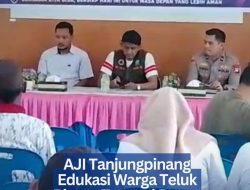 AJI Tanjungpinang Edukasi Warga Teluk Bintan Tangani Buaya