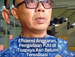 Efisiensi Anggaran, Pengadaan PJU di Toapaya Asri Belum Terealisasi