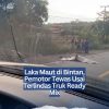 Laka Maut di Bintan, Pemotor Tewas Usai Terlindas Truk Ready Mix