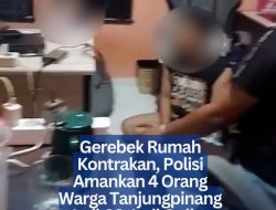 Gerebek Rumah Kontrakan, Polisi Amankan 4 Orang Warga Tanjungpinang Jadi CS Judi Online