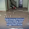 Ruko Kosong di Karimun Dibobol Maling, Kabel Instalasi Digondol hingga Plafon Rusak