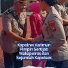 Kapolres Karimun Pimpin Sertijab Wakapolres dan Sejumlah Kapolsek