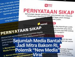 Sejumlah Media Bantah Jadi Mitra Bakom RI, Polemik “New Media” Viral