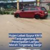 Hujan Lebat Guyur KM 9 Tanjungpinang, Perempatan Lampu Merah Tergenang Banjir