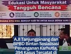 AJI Tanjungpinang dan BPBD Bintan Sosialisasi Penanganan Karhutla, 394 Kasus Tercatat di Awal Tahun 2026