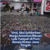 Viral, Aksi Solidaritas Warga Amankan Ribuan Lele Tumpah di Pom Bensin Klaten Jawa Tengah