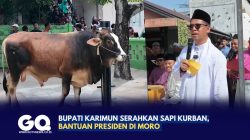 Bupati Karimun Serahkan Sapi Kurban Bantuan Presiden di Moro