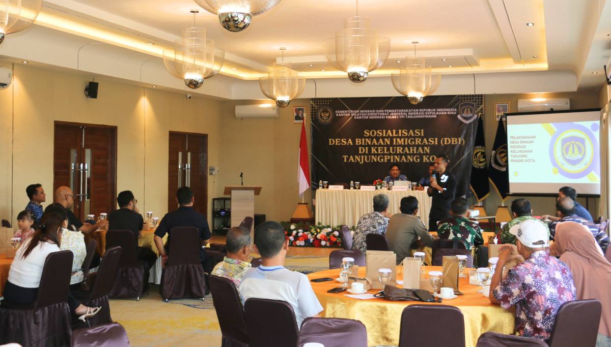 Gandeng RT/ RW, Imigrasi Tanjungpinang Perkuat Sinergi Cegah TPPO Melalui Program Desa Binaan.