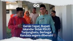 Gerak Cepat, Bupati Iskandar Sidak RSUD Tanjungbatu, Berbagai Kendala segera dibenahi