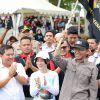 Keceriaan Amsakar-Li Claudia bersama Buruh Batam, MayDay Diisi Aksi Positif