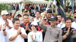 Keceriaan Amsakar-Li Claudia bersama Buruh Batam, MayDay Diisi Aksi Positif