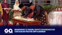 Mangkrak 13 Tahun, Bupati Iskandarsyah Tuntaskan Proyek MPP Karimun