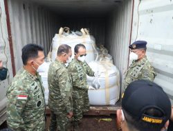 Penyelundupan LTJ dan Unsur Radioaktif Digagalkan, Kasum TNI dan Pangkoarmada RI Tinjau Barang Bukti di Dermaga Kodaeral IV
