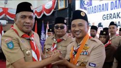 Lantik Pengurus Kwarran Karimun, Wabup Rocky Ajak Pramuka Perkuat Karakter Generasi Muda