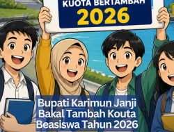 Bupati Karimun Janji Bakal Tambah Kuota Beasiswa Tahun 2026