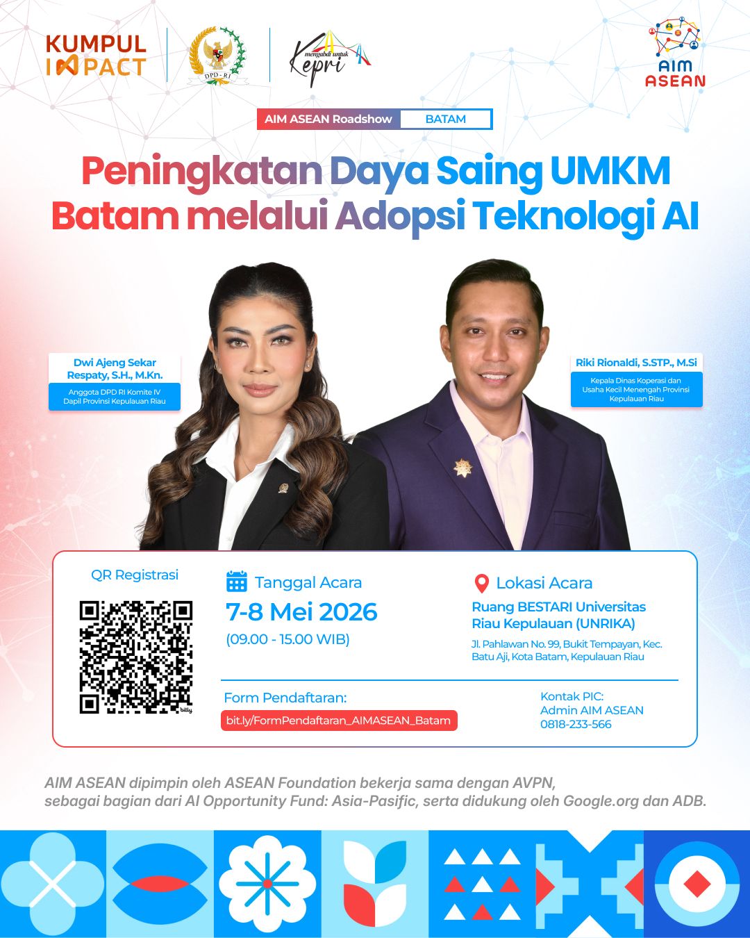 UMKM Kepri Go Digital: DKUKM Bakal Gelar Pelatihan Adopsi AI di Batam.