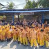 Antusias TK dan SD Avicena Belajar Rambu Lalu Lintas