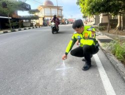 Pejalan Kaki Tewas Ditabrak Motor, Pengendara Alami Patah Tulang