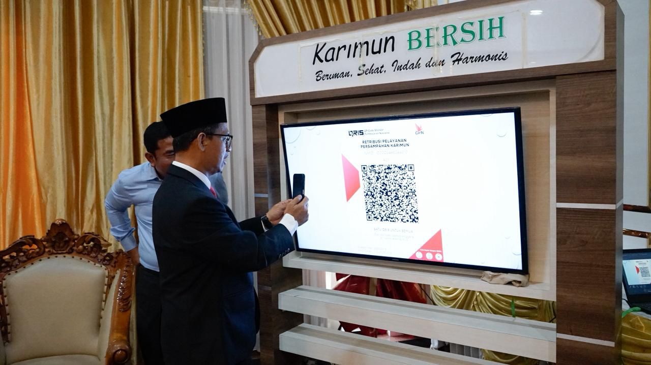 Bayar Retribusi Sampah di Karimun Kini Bisa Pakai QRIS.