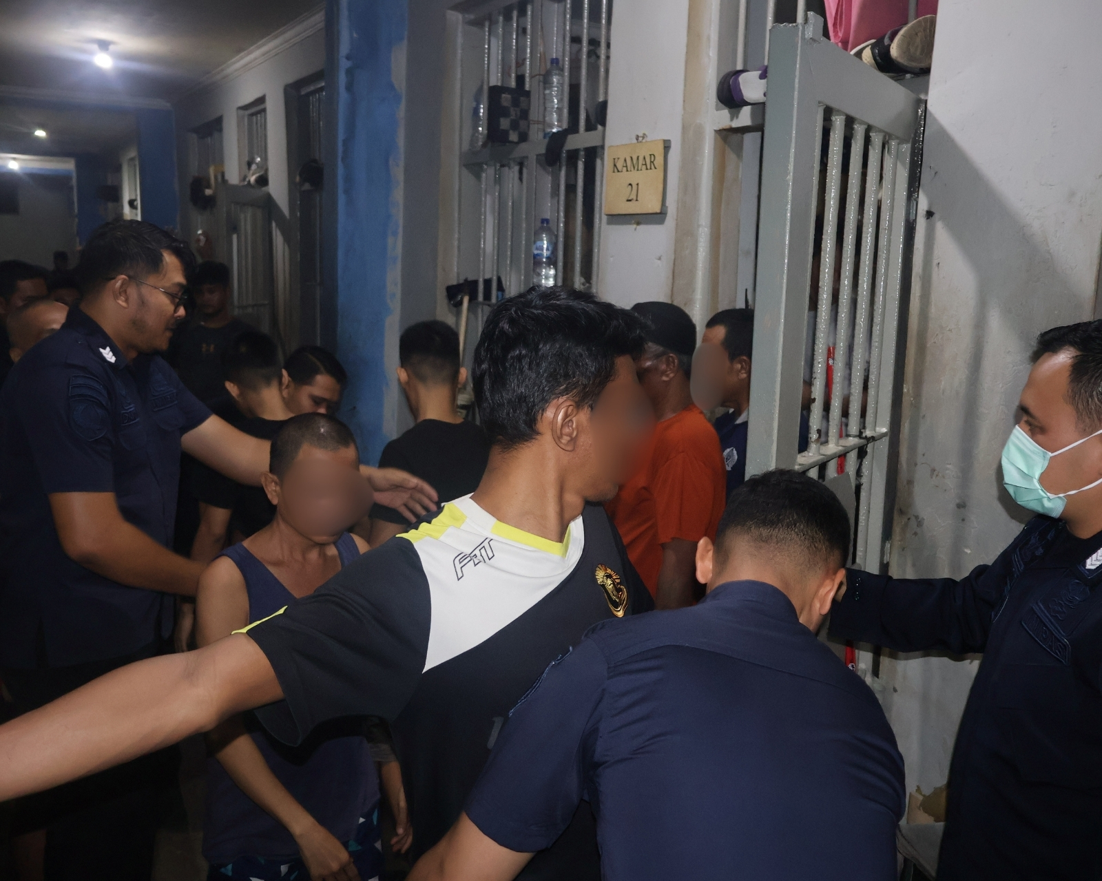 Lapas Narkotika Kelas IIA Tanjungpinang Gelar Razia Bersama TNI/Polri.