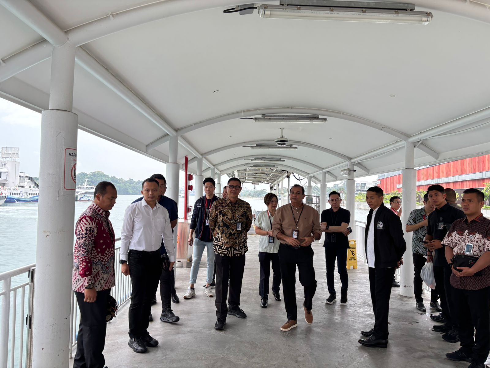 Kanwil Dirjen Imigrasi Kepri Perkuat Kerjasama Perbatasan Bersama ICA Singapura.
