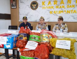 Barantin Amankan 42 Ton Produk Pangan Ilegal yang Siap Diedarkan