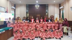 Kenalkan Dunia Hukum Sejak Dini, 82 Anak TK Antusias Belajar Jadi Hakim dan Jaksa di PN Tanjungpinang.