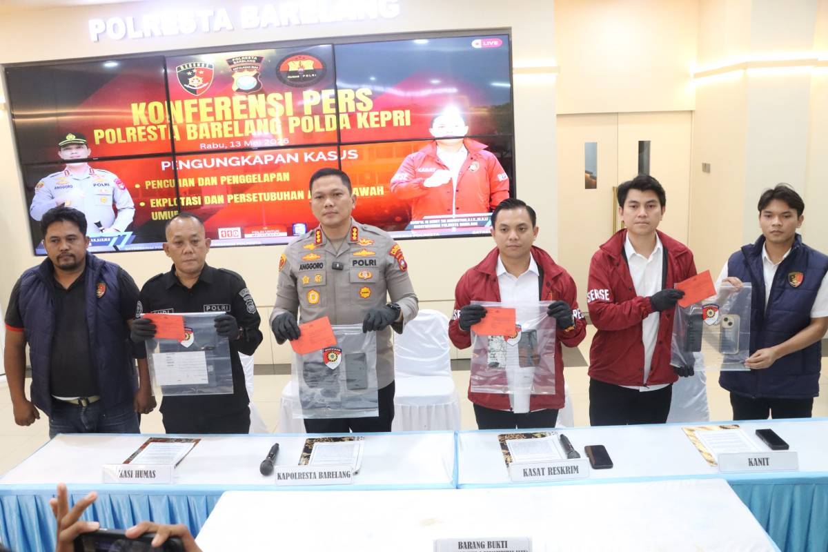 Polresta Barelang Ungkap Kasus Eksploitasi Seksual Anak di Bawah Umur, WN Malaysia Diamankan.