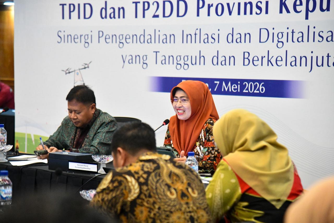 Misni Dorong Penguatan TPID dan TP2DD untuk Kendalikan Inflasi di Kepri.