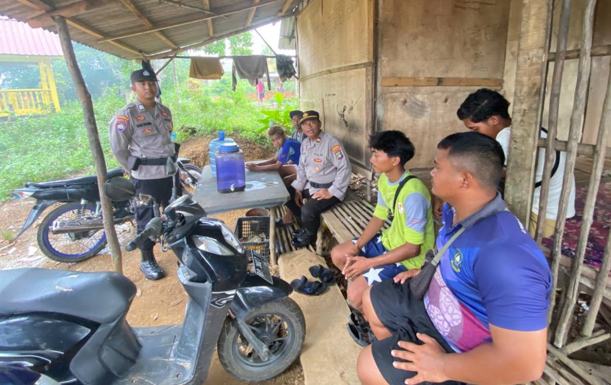 Ciptakan Situasi Aman, Sat Binmas Polresta Tanjungpinang Gelar Sambang Kamtibmas.