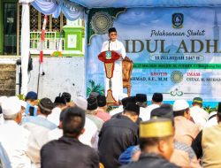 Jadi Khatib Salat Iduladha di Bengkong Permai, Gubernur Ansar Ajak Warga Kepri Teladani Keikhlasan Nabi Ibrahim