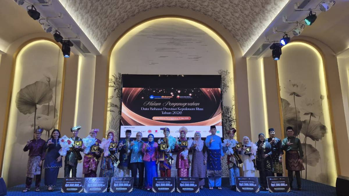 Imannuel dan Qonita Terpilih Jadi Duta Bahasa Kepri 2026, Siap Menuju Nasional.