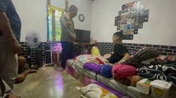 Polsek Bintan Utara Beri Santunan ke Warga Penderita Kanker Tulang di Desa Berakit
