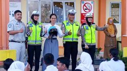 Satlantas Polresta Tanjungpinang Sosialisasikan Keselamatan Berkendara di SMAN 7