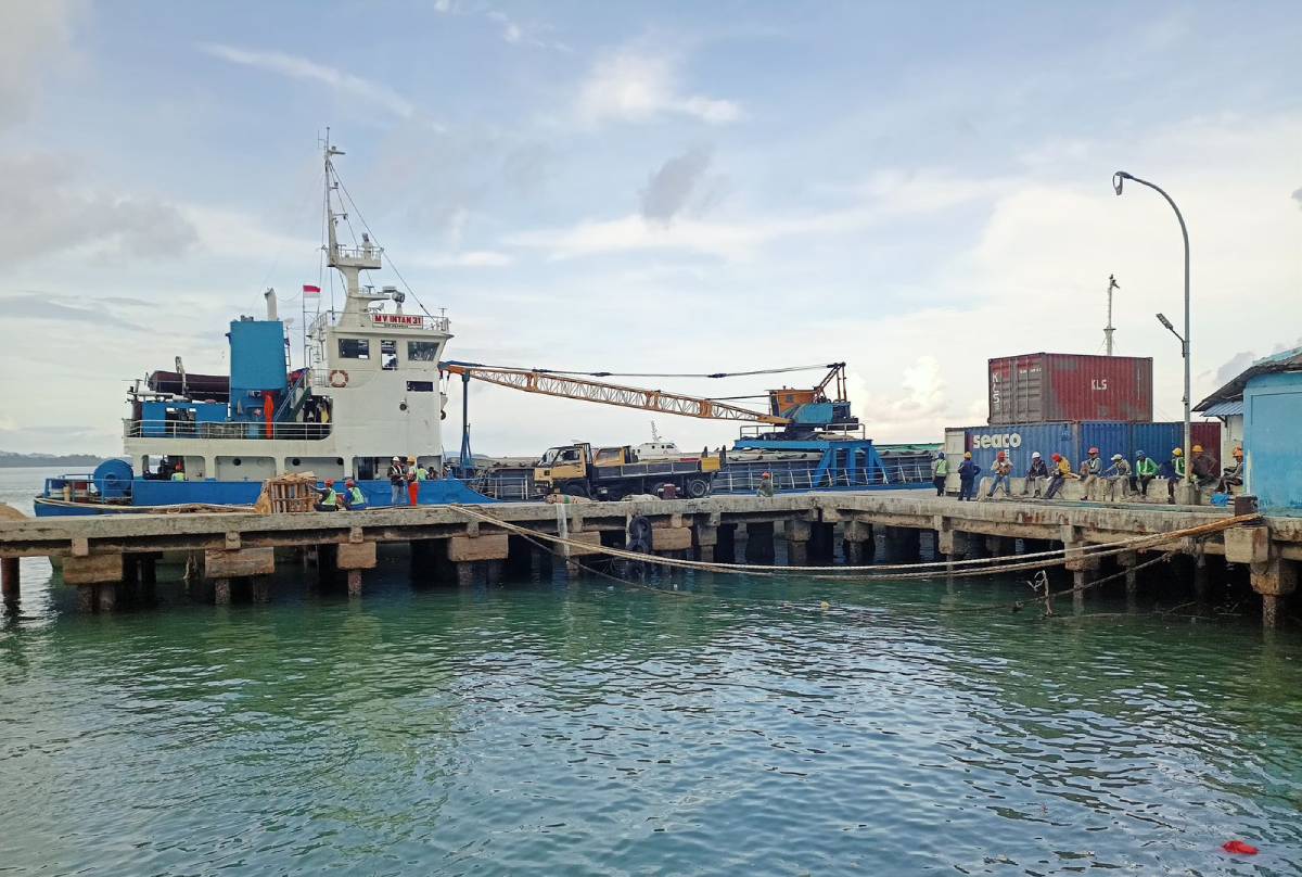 Pelabuhan Taman Bunga Bangkit, Kapal GT di Atas 1.000 Kembali Sandar.